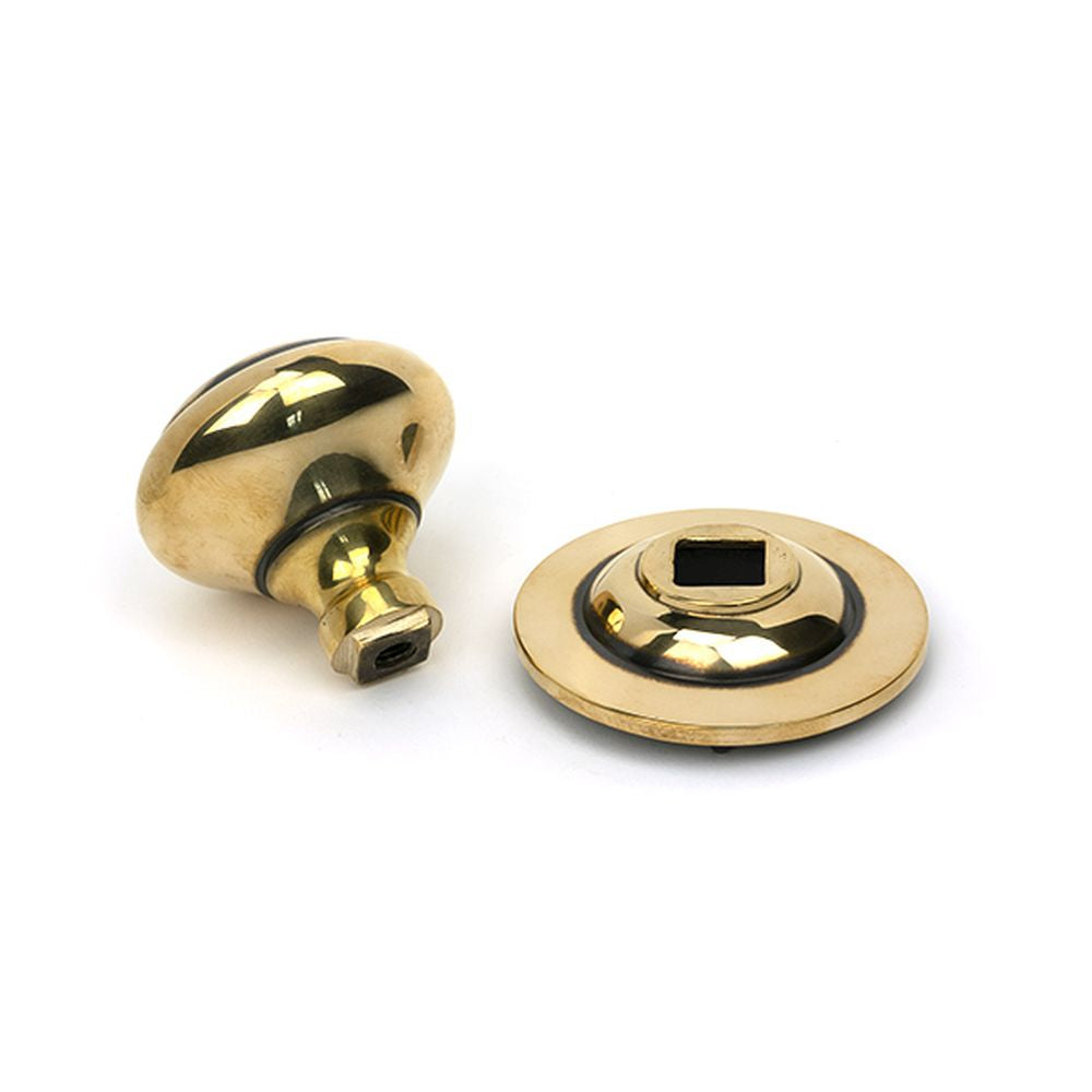 High quality images of the From The Anvil - Aged Brass Round Centre Door Knob | Sku. Anvil-52404 | available to order from Trade Door Handles, quick delivery at discounted prices.