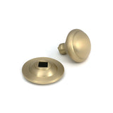 High quality images of the From The Anvil - Satin Brass Round Centre Door Knob | Sku. Anvil-52405 | available to order from Trade Door Handles, quick delivery at discounted prices.