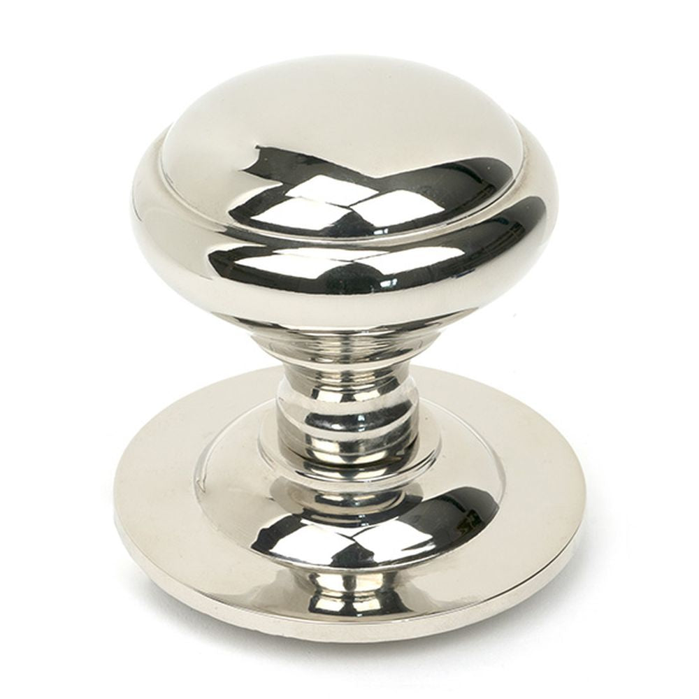 High quality images of the From The Anvil - Polished Nickel Round Centre Door Knob | Sku. Anvil-52406 | available to order from Trade Door Handles, quick delivery at discounted prices.
