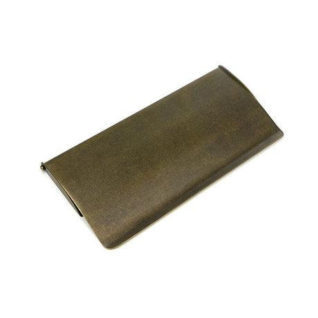 High quality images of the From The Anvil - Burnished Brass Small Letter Plate Cover | Sku. Anvil-52408 | available to order from Trade Door Handles, quick delivery at discounted prices.