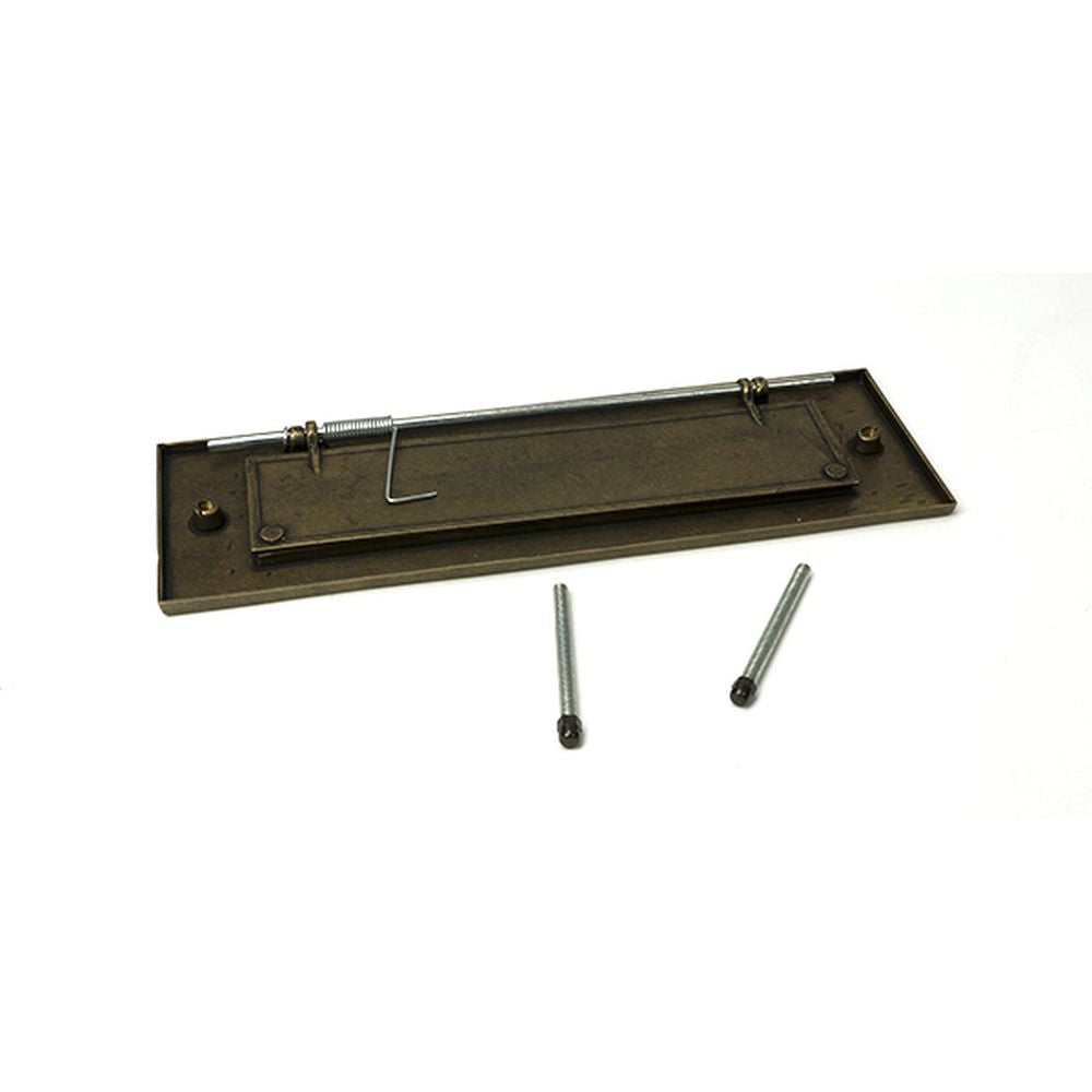 High quality images of the From The Anvil - Burnished Brass Large Letter Plate | Sku. Anvil-52411 | available to order from Trade Door Handles, quick delivery at discounted prices.