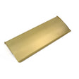High quality images of the From The Anvil - Satin Brass Large Letter Plate Cover | Sku. Anvil-52414 | available to order from Trade Door Handles, quick delivery at discounted prices.