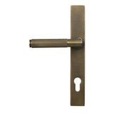 High quality images of the From The Anvil - Burnished Brass Brompton Slimline Lever Espag. Lock Set | Sku. Anvil-52415 | available to order from Trade Door Handles, quick delivery at discounted prices.