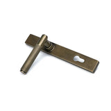 High quality images of the From The Anvil - Burnished Brass Brompton Slimline Lever Espag. Lock Set | Sku. Anvil-52415 | available to order from Trade Door Handles, quick delivery at discounted prices.