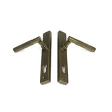 High quality images of the From The Anvil - Burnished Brass Brompton Slimline Lever Espag. Lock Set | Sku. Anvil-52415 | available to order from Trade Door Handles, quick delivery at discounted prices.