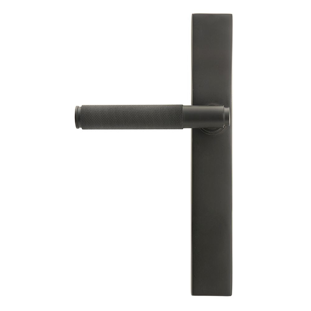 High quality images of the From The Anvil - Aged Bronze Brompton Slimline Lever Espag. Latch Set | Sku. Anvil-52416 | available to order from Trade Door Handles, quick delivery at discounted prices.