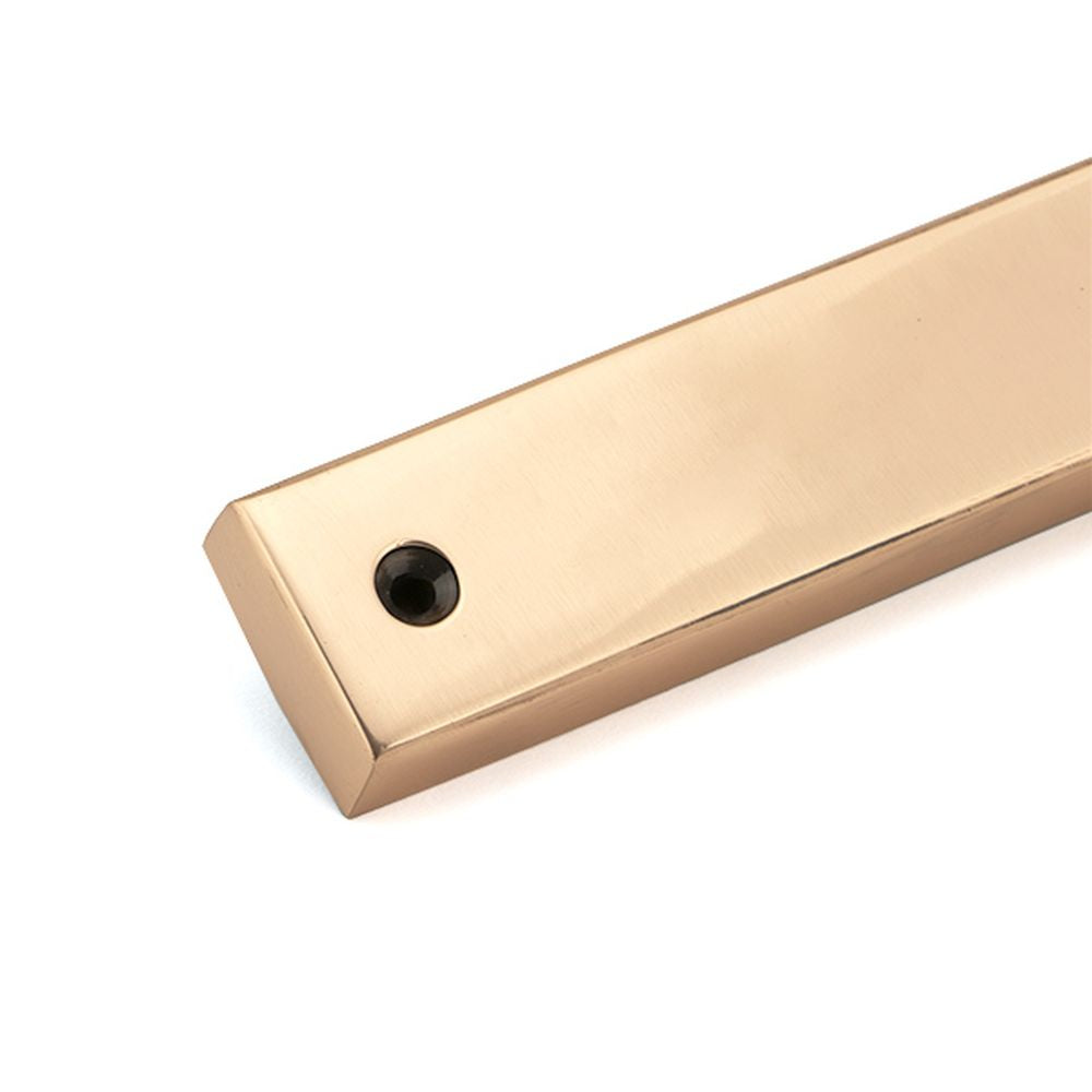 High quality images of the From The Anvil - Polished Bronze Brompton Slimline Lever Espag. Latch Set | Sku. Anvil-52417 | available to order from Trade Door Handles, quick delivery at discounted prices.
