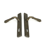 High quality images of the From The Anvil - Burnished Brass Reeded Slimline Lever Espag. Lock Set | Sku. Anvil-52423 | available to order from Trade Door Handles, quick delivery at discounted prices.