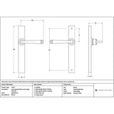 High quality images of the From The Anvil - Aged Bronze Avon Slimline Lever Latch Set | Sku. Anvil-52429 | available to order from Trade Door Handles, quick delivery at discounted prices.