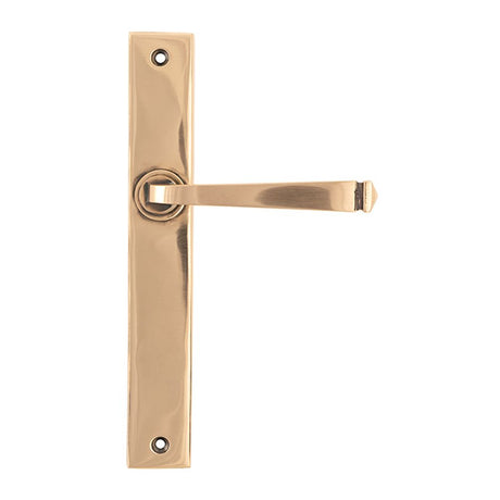 High quality images of the From The Anvil - Polished Bronze Avon Slimline Lever Latch Set | Sku. Anvil-52430 | available to order from Trade Door Handles, quick delivery at discounted prices.