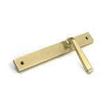 High quality images of the From The Anvil - Satin Brass Avon Slimline Lever Latch Set | Sku. Anvil-52431 | available to order from Trade Door Handles, quick delivery at discounted prices.
