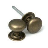 High quality images of the From The Anvil - Burnished Brass 49mm Mushroom Mortice/Rim Knob Set | Sku. Anvil-52441 | available to order from Trade Door Handles, quick delivery at discounted prices.