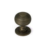 High quality images of the From The Anvil - Burnished Brass Heavy Beehive Mortice/Rim Knob Set | Sku. Anvil-52442 | available to order from Trade Door Handles, quick delivery at discounted prices.