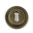 High quality images of the From The Anvil - Burnished Brass Round Escutcheon (Beehive) | Sku. Anvil-52445 | available to order from Trade Door Handles, quick delivery at discounted prices.