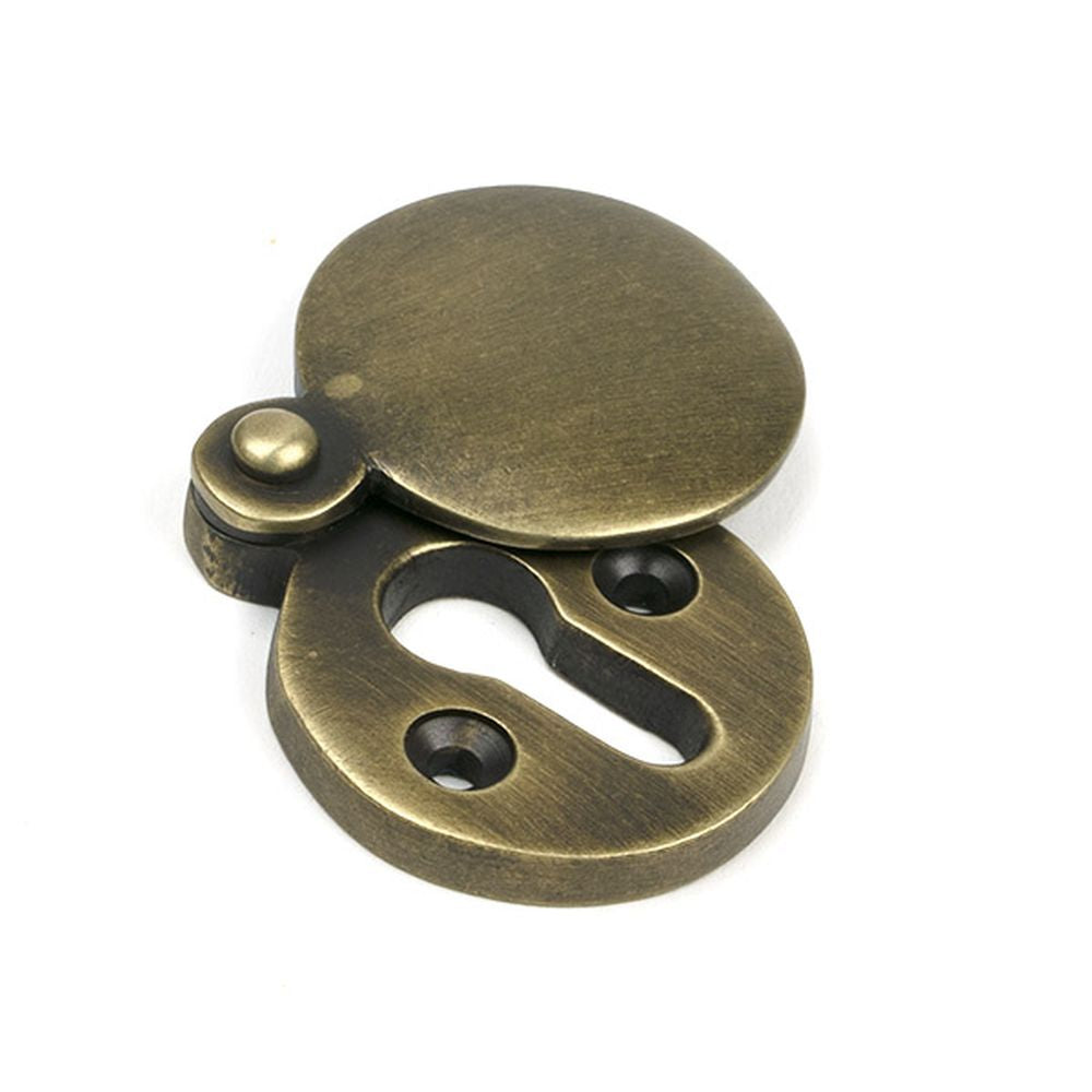 High quality images of the From The Anvil - Burnished Brass 30mm Round Escutcheon | Sku. Anvil-52451 | available to order from Trade Door Handles, quick delivery at discounted prices.