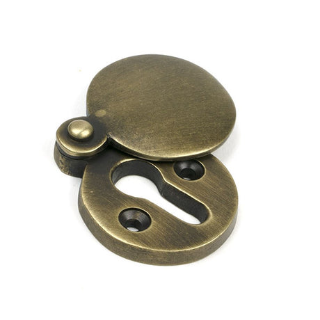 High quality images of the From The Anvil - Burnished Brass 30mm Round Escutcheon | Sku. Anvil-52451 | available to order from Trade Door Handles, quick delivery at discounted prices.
