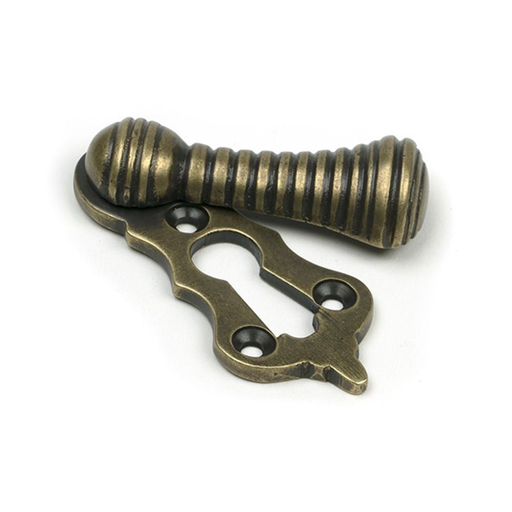 High quality images of the From The Anvil - Burnished Brass Beehive Escutcheon | Sku. Anvil-52453 | available to order from Trade Door Handles, quick delivery at discounted prices.