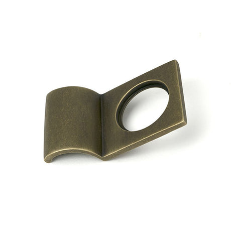 High quality images of the From The Anvil - Burnished Brass Rim Cylinder Pull | Sku. Anvil-52461 | available to order from Trade Door Handles, quick delivery at discounted prices.