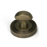 High quality images of the From The Anvil - Burnished Brass Round Thumbturn Set (Beehive) | Sku. Anvil-52466 | available to order from Trade Door Handles, quick delivery at discounted prices.