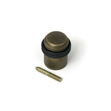 High quality images of the From The Anvil - Burnished Brass Floor Mounted Door Stop | Sku. Anvil-52471 | available to order from Trade Door Handles, quick delivery at discounted prices.