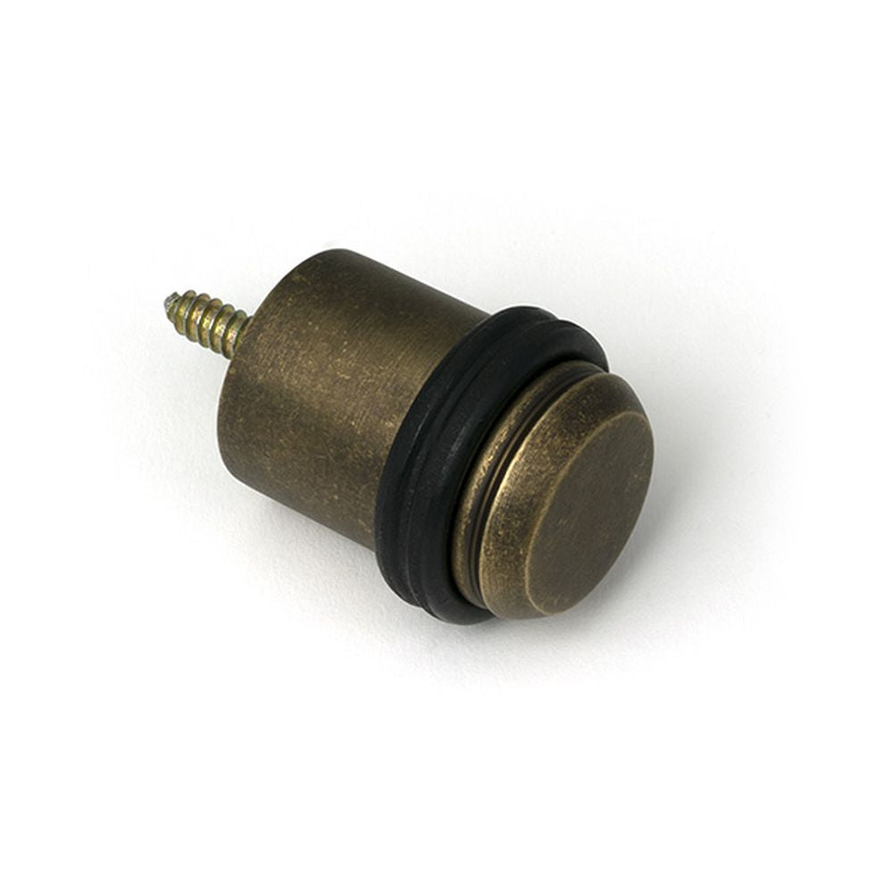 High quality images of the From The Anvil - Burnished Brass Floor Mounted Door Stop | Sku. Anvil-52471 | available to order from Trade Door Handles, quick delivery at discounted prices.