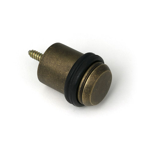 High quality images of the From The Anvil - Burnished Brass Floor Mounted Door Stop | Sku. Anvil-52471 | available to order from Trade Door Handles, quick delivery at discounted prices.