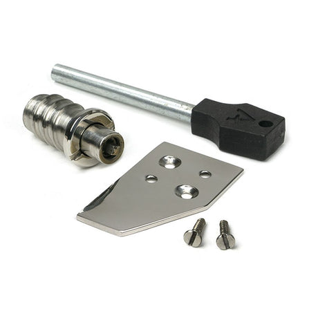 High quality images of the From The Anvil - Polished Marine SS (316) Key-Flush Sash Stop | Sku. Anvil-52474 | available to order from Trade Door Handles, quick delivery at discounted prices.