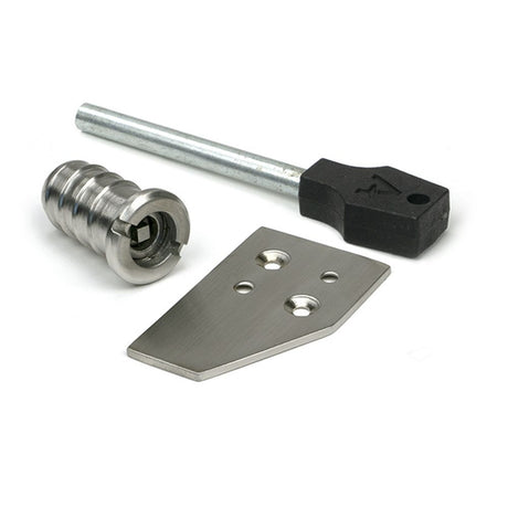 High quality images of the From The Anvil - Satin Marine SS (316) Key-Flush Sash Stop | Sku. Anvil-52475 | available to order from Trade Door Handles, quick delivery at discounted prices.
