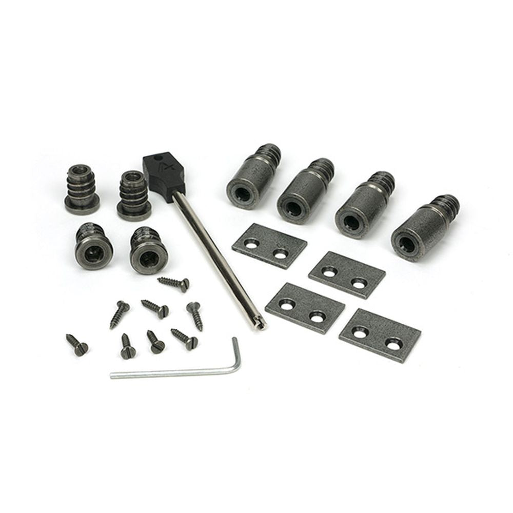High quality images of the From The Anvil - Pewter Secure Stops (Pack of 4) | Sku. Anvil-52476 | available to order from Trade Door Handles, quick delivery at discounted prices.