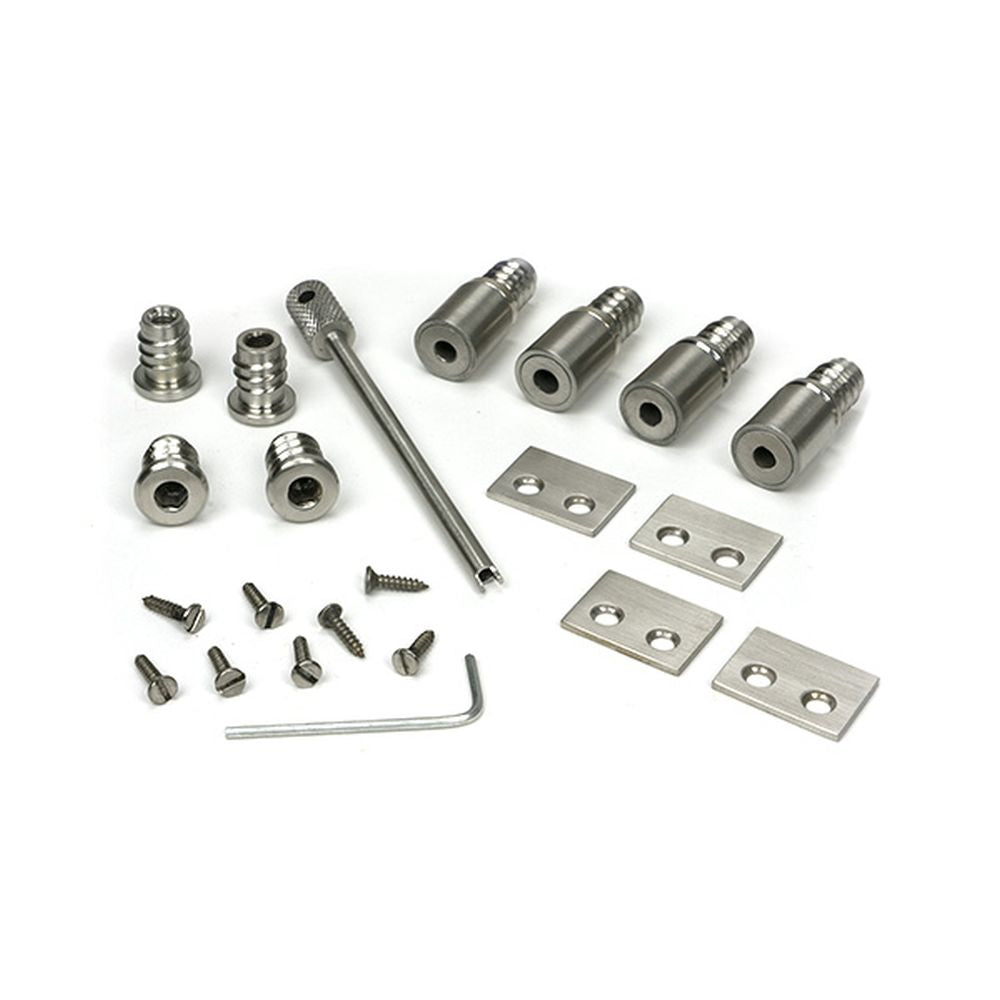 High quality images of the From The Anvil - Satin Marine SS (316) Secure Stops (Pack of 4) | Sku. Anvil-52478 | available to order from Trade Door Handles, quick delivery at discounted prices.