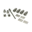 High quality images of the From The Anvil - Satin Marine SS (316) Secure Stops (Pack of 4) | Sku. Anvil-52478 | available to order from Trade Door Handles, quick delivery at discounted prices.