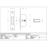 High quality images of the From The Anvil - Satin Marine SS (316) Square Ended Sash Pulley 75kg | Sku. Anvil-52480 | available to order from Trade Door Handles, quick delivery at discounted prices.