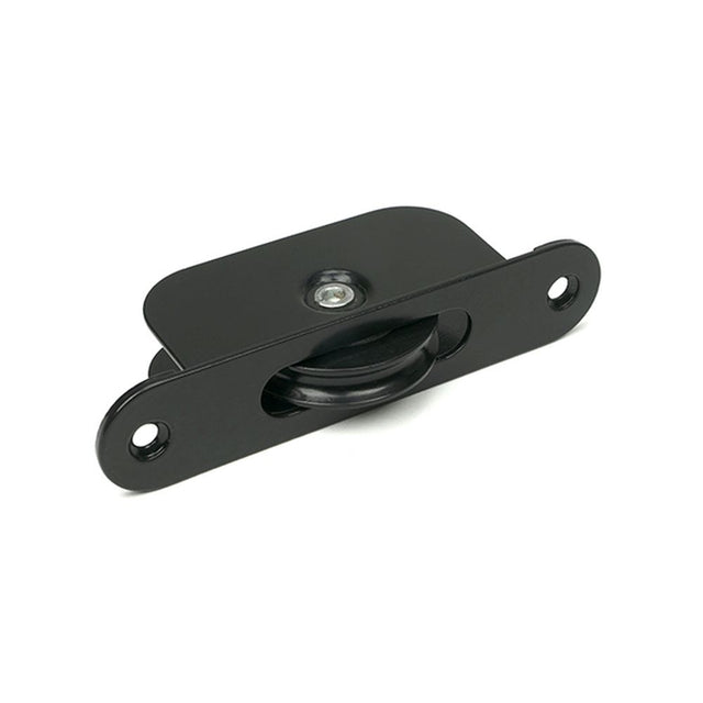 High quality images of the From The Anvil - Black Radiused Sash Pulley 75kg | Sku. Anvil-52481 | available to order from Trade Door Handles, quick delivery at discounted prices.