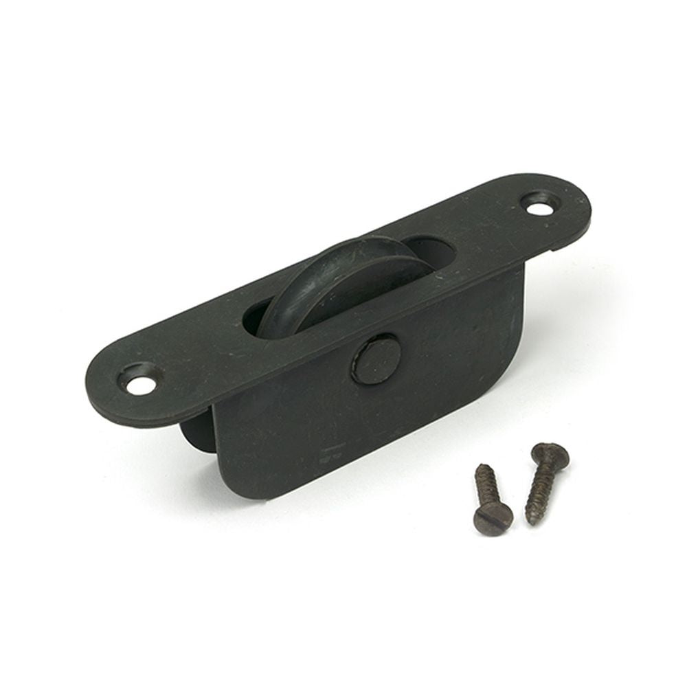 High quality images of the From The Anvil - Beeswax Radiused Sash Pulley 75kg | Sku. Anvil-52482 | available to order from Trade Door Handles, quick delivery at discounted prices.