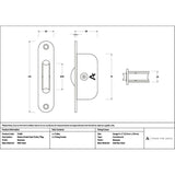 High quality images of the From The Anvil - Beeswax Radiused Sash Pulley 75kg | Sku. Anvil-52482 | available to order from Trade Door Handles, quick delivery at discounted prices.