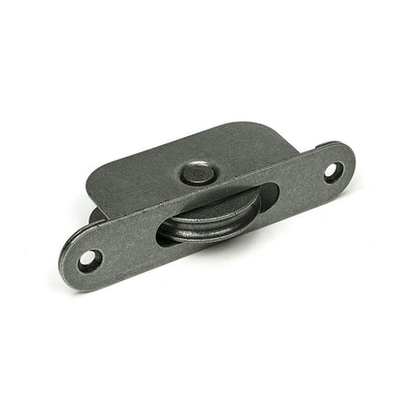 High quality images of the From The Anvil - Pewter Radiused Sash Pulley 75kg | Sku. Anvil-52483 | available to order from Trade Door Handles, quick delivery at discounted prices.