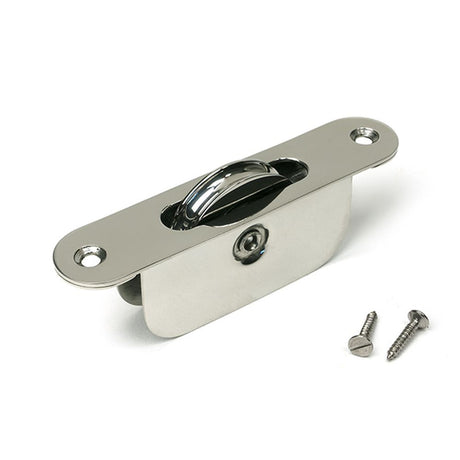 High quality images of the From The Anvil - Polished Marine SS (316) Radiused Sash Pulley 75kg | Sku. Anvil-52484 | available to order from Trade Door Handles, quick delivery at discounted prices.