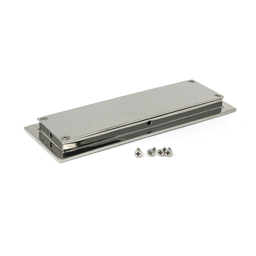 High quality images of the From The Anvil - Polished Marine SS (316) 175mm Art Deco Rectangular Pull | Sku. Anvil-52489 | available to order from Trade Door Handles, quick delivery at discounted prices.