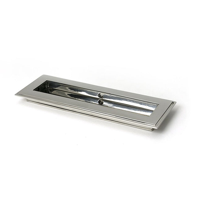 High quality images of the From The Anvil - Polished Marine SS (316) 175mm Art Deco Rectangular Pull | Sku. Anvil-52489 | available to order from Trade Door Handles, quick delivery at discounted prices.
