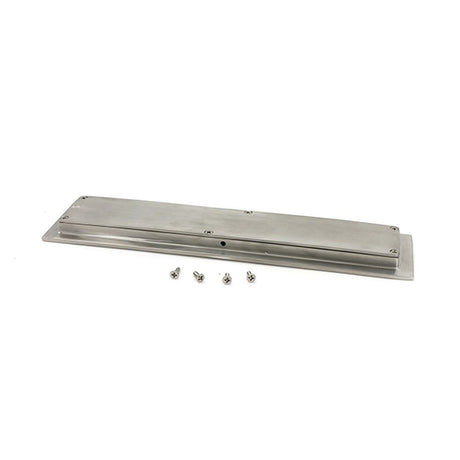 High quality images of the From The Anvil - Satin Marine SS (316) 250mm Art Deco Rectangular Pull | Sku. Anvil-52492 | available to order from Trade Door Handles, quick delivery at discounted prices.