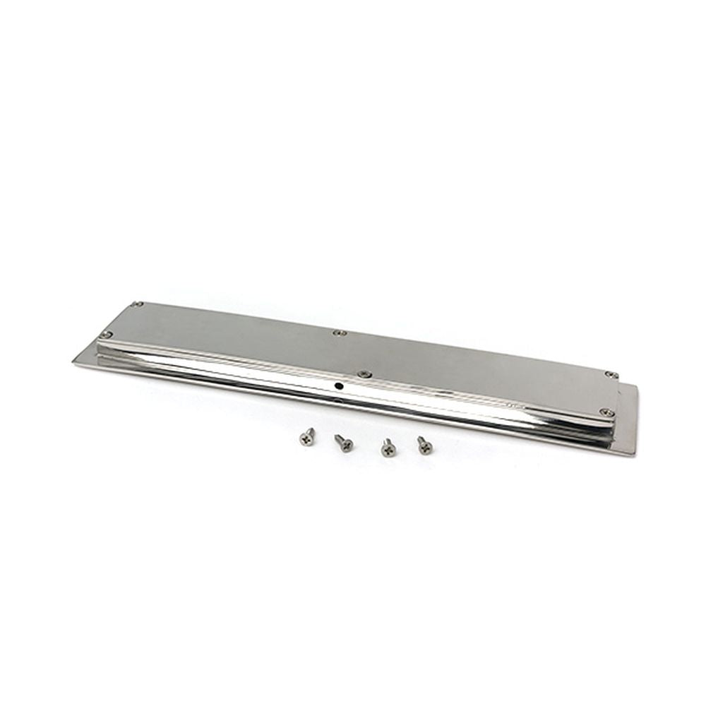 High quality images of the From The Anvil - Polished Marine SS (316) 250mm Plain Rectangular Pull | Sku. Anvil-52495 | available to order from Trade Door Handles, quick delivery at discounted prices.