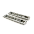 High quality images of the From The Anvil - Polished Marine SS (316) 250mm Art Deco Rectangular Pull -Privacy Set | Sku. Anvil-52499 | available to order from Trade Door Handles, quick delivery at discounted prices.