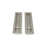 High quality images of the From The Anvil - Satin Marine SS (316) 250mm Art Deco Rectangular Pull -Privacy Set | Sku. Anvil-52500 | available to order from Trade Door Handles, quick delivery at discounted prices.