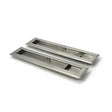 High quality images of the From The Anvil - Satin Marine SS (316) 250mm Art Deco Rectangular Pull -Privacy Set | Sku. Anvil-52500 | available to order from Trade Door Handles, quick delivery at discounted prices.