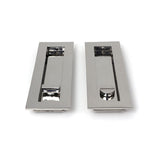 High quality images of the From The Anvil - Polished Marine SS (316) 175mm Plain Rectangular Pull - Privacy Set | Sku. Anvil-52501 | available to order from Trade Door Handles, quick delivery at discounted prices.