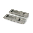 High quality images of the From The Anvil - Satin Marine SS (316) 175mm Plain Rectangular Pull - Privacy Set | Sku. Anvil-52502 | available to order from Trade Door Handles, quick delivery at discounted prices.