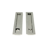 High quality images of the From The Anvil - Polished Marine SS (316) 250mm Plain Rectangular Pull - Privacy Set | Sku. Anvil-52503 | available to order from Trade Door Handles, quick delivery at discounted prices.