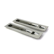 High quality images of the From The Anvil - Polished Marine SS (316) 250mm Plain Rectangular Pull - Privacy Set | Sku. Anvil-52503 | available to order from Trade Door Handles, quick delivery at discounted prices.