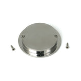 High quality images of the From The Anvil - Polished Marine SS (316) 75mm Art Deco Round Pull | Sku. Anvil-52507 | available to order from Trade Door Handles, quick delivery at discounted prices.