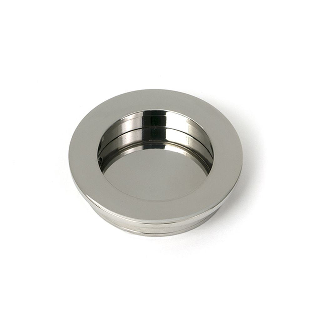 High quality images of the From The Anvil - Polished Marine SS (316) 60mm Plain Round Pull | Sku. Anvil-52509 | available to order from Trade Door Handles, quick delivery at discounted prices.
